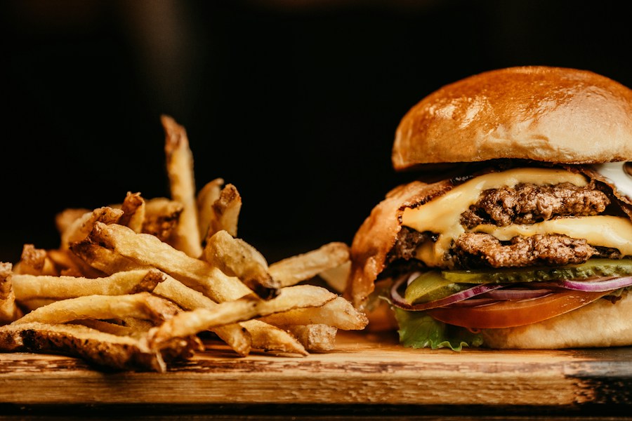 Burger mit Sauce